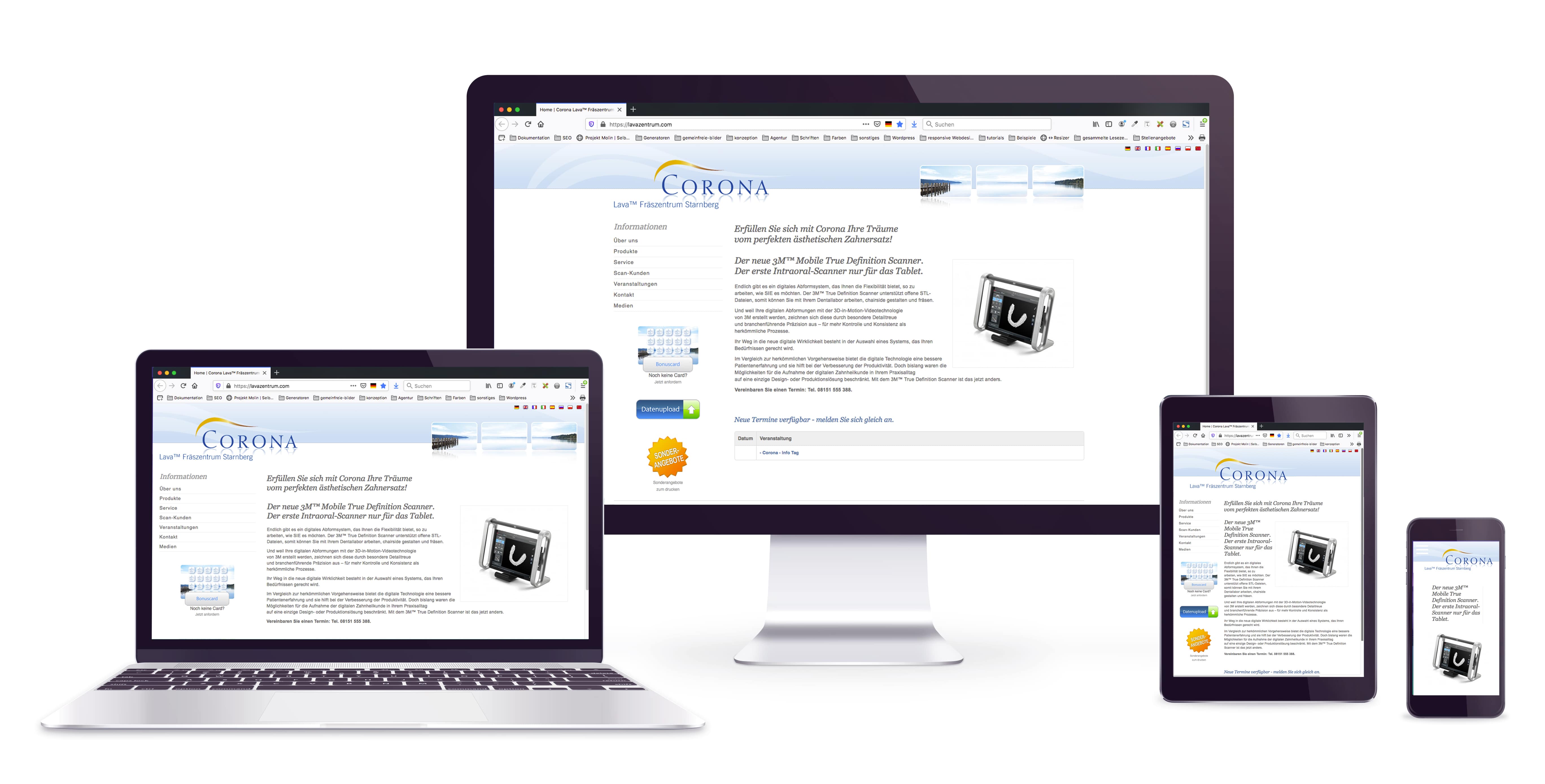 professionelles Webdesign und Coding mit semantischer Struktur und validem Code die Schöpfer - Webdesign - Starnberg - Unternehmnswebseite